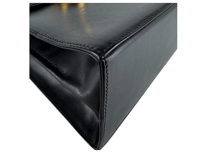 Gancini Borsa a mano in pelle Salvatore Ferragamo Nero - vista 8