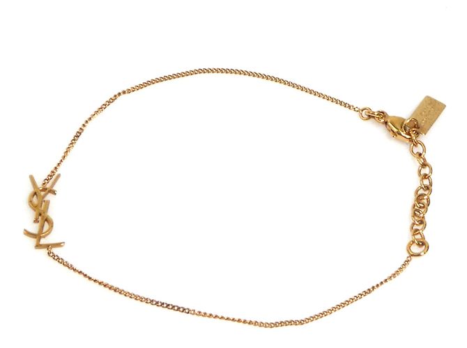 Bracciale Charm Saint Laurent D'oro Bronzo - vista 3