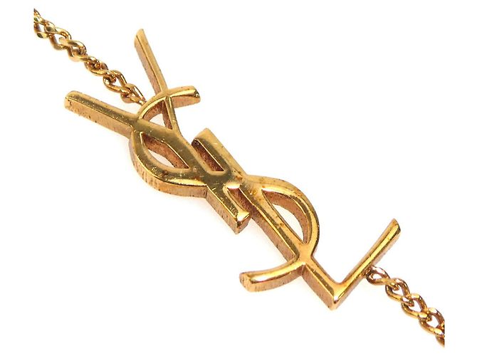 Bracciale Charm Saint Laurent D'oro Bronzo - vista 7