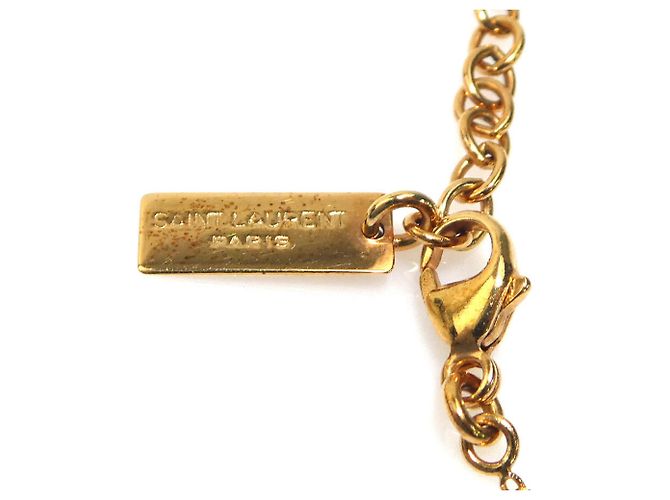 Bracciale Charm Saint Laurent D'oro Bronzo - vista 8