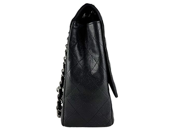 Timeless Borsa a Spalla Chanel Black Matelassé Nero - vista 2