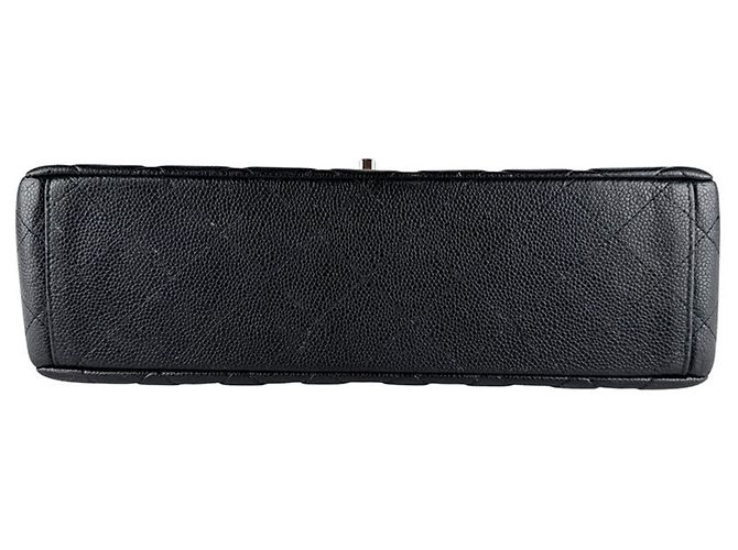 Timeless Borsa a Spalla Chanel Black Matelassé Nero - vista 4