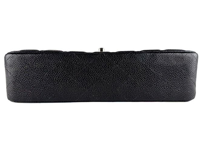 Borsa a Spalla Chanel Matelassé Double Flap Nero - vista 4