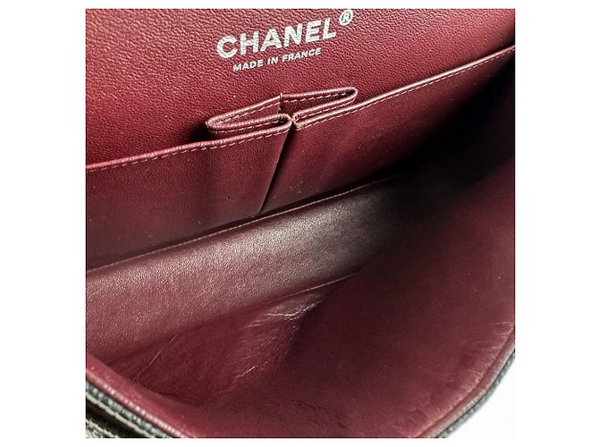 Borsa a Spalla Chanel Matelassé Double Flap Nero - vista 5