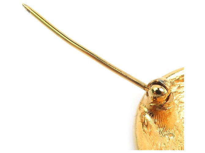Spilla in metallo dorato Chanel D'oro - vista 7