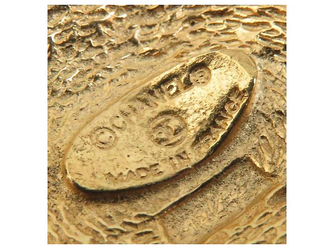 Spilla in metallo dorato Chanel D'oro - vista 8