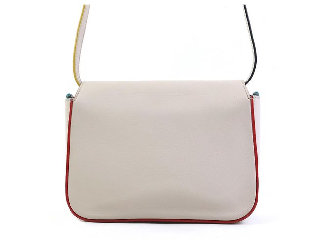 Fendi Lederhandtasche Schultertasche Grau - Ansicht 3