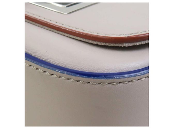 Fendi Lederhandtasche Schultertasche Grau - Ansicht 6