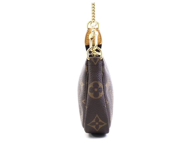 Louis Vuitton Monogram Mini Pochette Accessoires Marrone Monogramma - vista 2