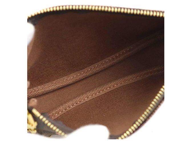 Louis Vuitton Mini Pochette Accessoires Marrone Multicolore Damier ebene - vista 5