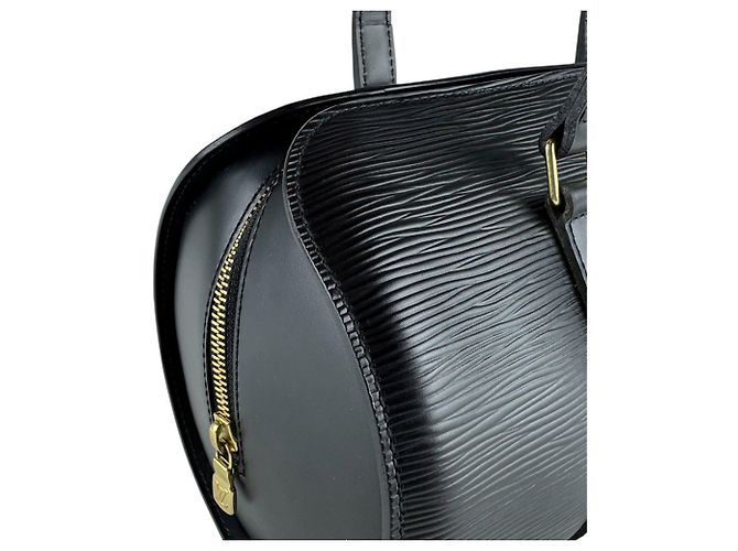 Borsa Louis Vuitton Epi Soufflot Nero - vista 6