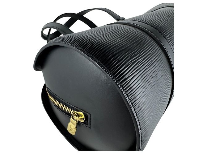 Borsa Louis Vuitton Epi Soufflot Nero - vista 9