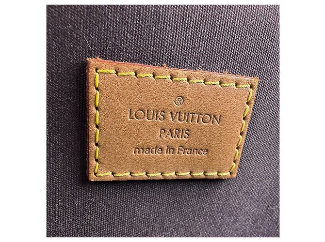 Borsa Louis Vuitton Alma PM Monogram Vernis Amarante Bordò - vista 11
