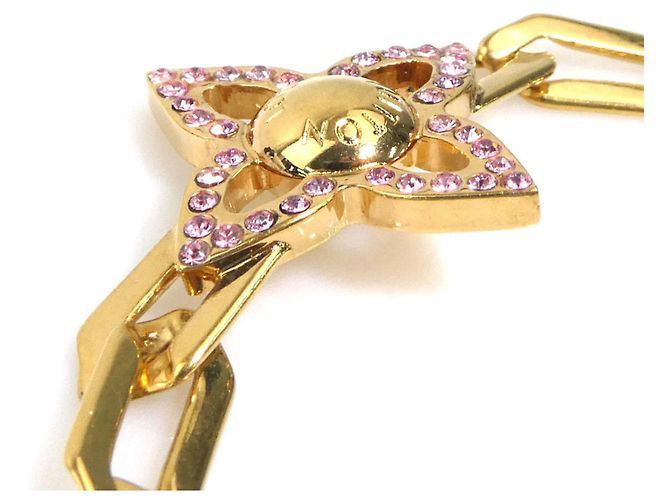 Bracciale Charm Flower Power Louis Vuitton Rosa D'oro - vista 8