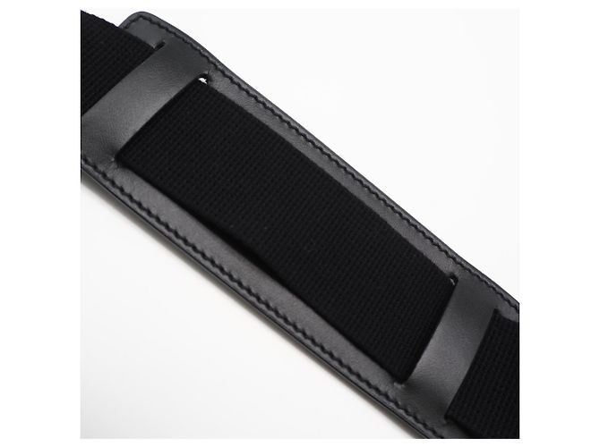 Bolsa de ombro GUCCI GG com relevo Preto - vista 17