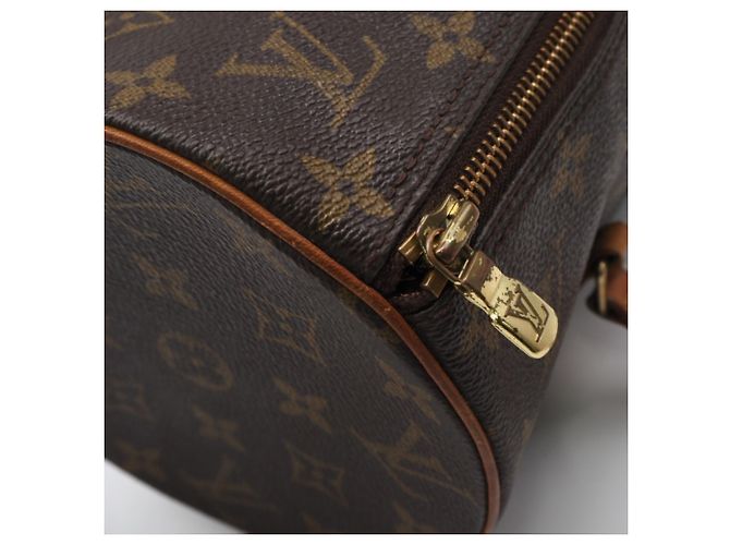 Borsa Louis Vuitton Monogram Papillon 30 Marrone - vista 11