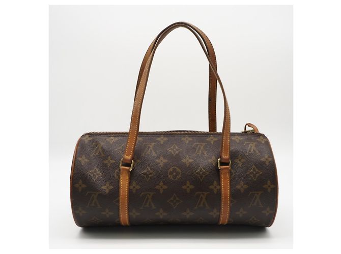 Borsa Louis Vuitton Monogram Papillon 30 Marrone - vista 2