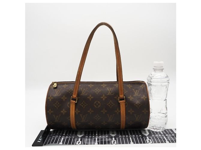 Borsa Louis Vuitton Monogram Papillon 30 Marrone - vista 3
