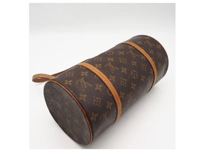 Borsa Louis Vuitton Monogram Papillon 30 Marrone - vista 5