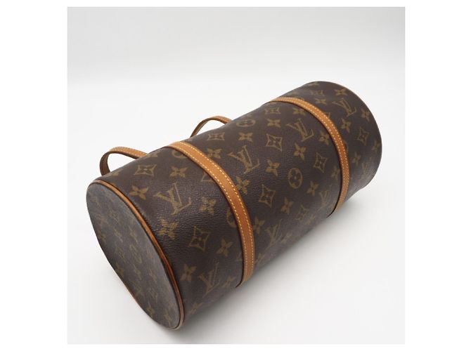 Borsa Louis Vuitton Monogram Papillon 30 Marrone - vista 6