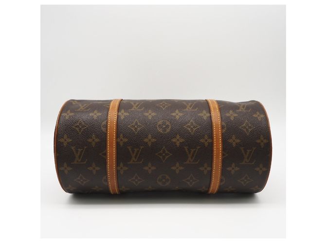 Borsa Louis Vuitton Monogram Papillon 30 Marrone - vista 7