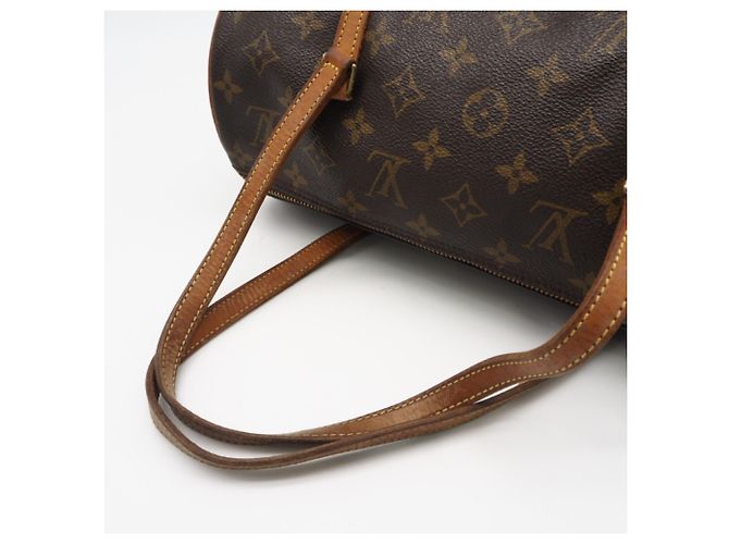 Borsa Louis Vuitton Monogram Papillon 30 Marrone - vista 8