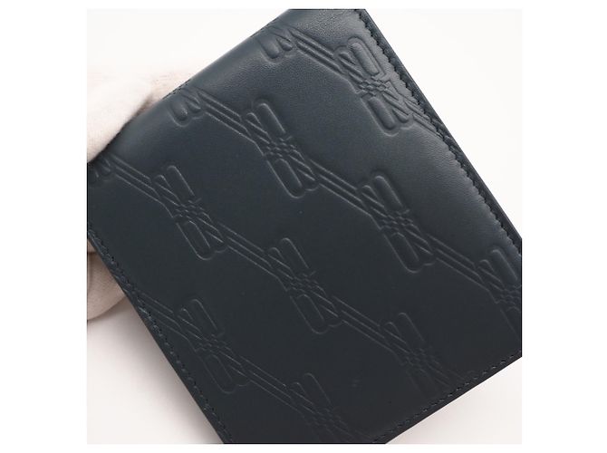 Balenciaga BB Monogram Bi-fold Wallet Blue - view 2