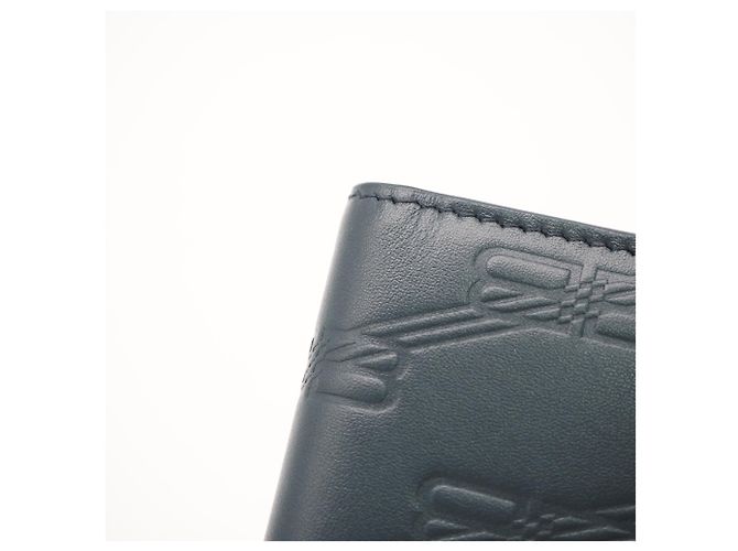 Balenciaga BB Monogram Bi-fold Wallet Blue - view 8