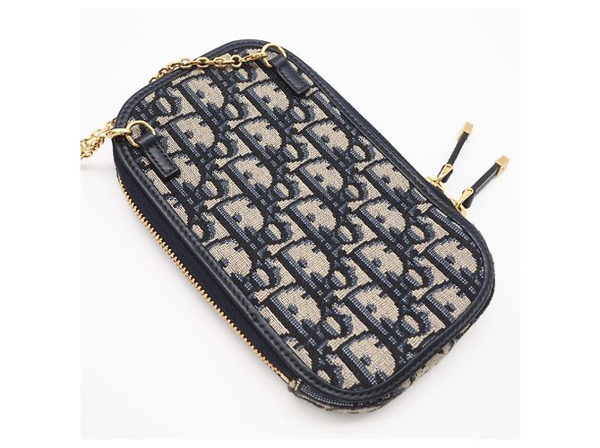 Borsa a tracolla per telefono in tela Oblique 30 Montaigne di Christian Dior - vista 2