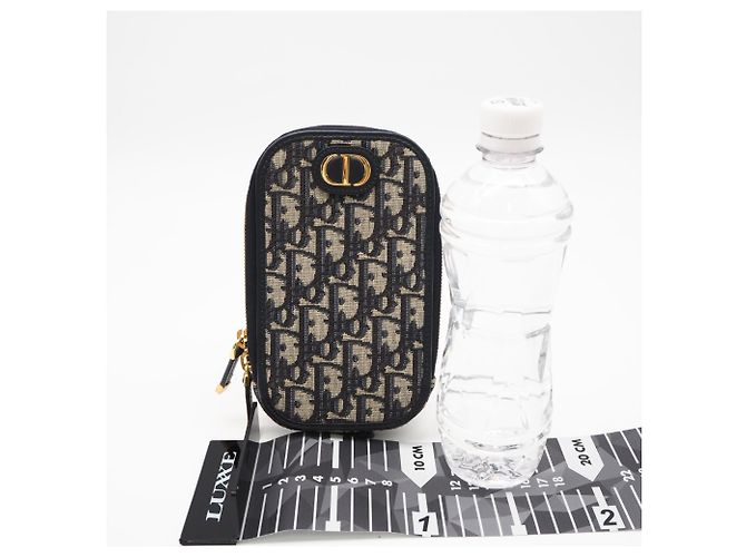 Borsa a tracolla per telefono in tela Oblique 30 Montaigne di Christian Dior - vista 3