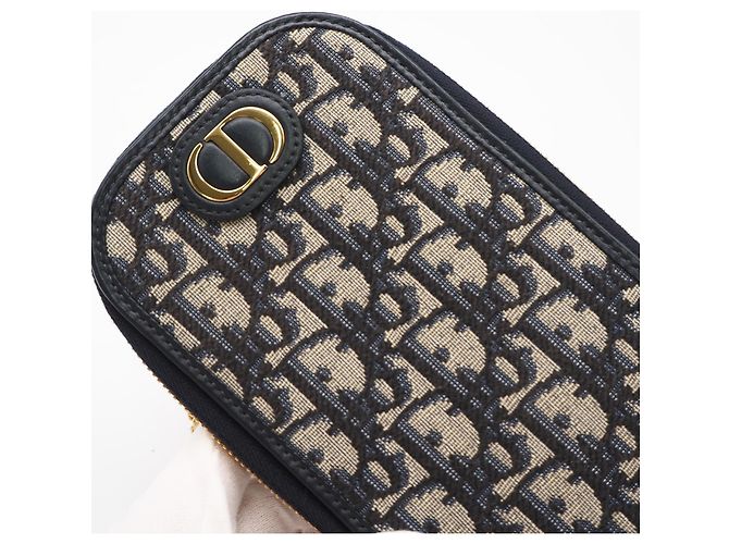 Borsa a tracolla per telefono in tela Oblique 30 Montaigne di Christian Dior - vista 4