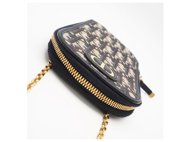 Borsa a tracolla per telefono in tela Oblique 30 Montaigne di Christian Dior - vista 6