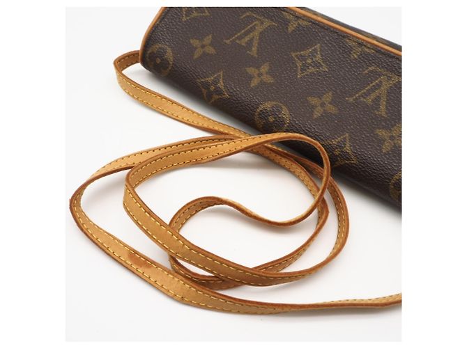 Louis Vuitton Monogram Pochette Twin PM M51854 Marrone - vista 6