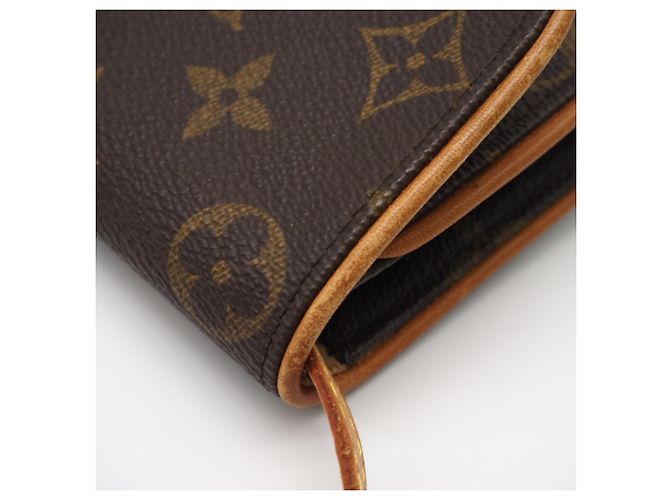 Louis Vuitton Monogram Pochette Twin PM M51854 Marrone - vista 8