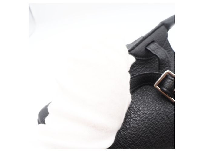 Céline Borsa a secchiello CELINE Big Bag Bucket Nano in pelle di vitello Nero - vista 13