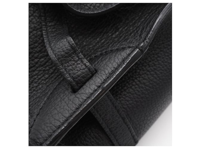 Céline Borsa a secchiello CELINE Big Bag Bucket Nano in pelle di vitello Nero - vista 14