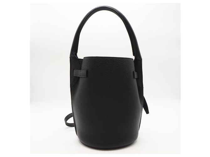 Céline Borsa a secchiello CELINE Big Bag Bucket Nano in pelle di vitello Nero - vista 2