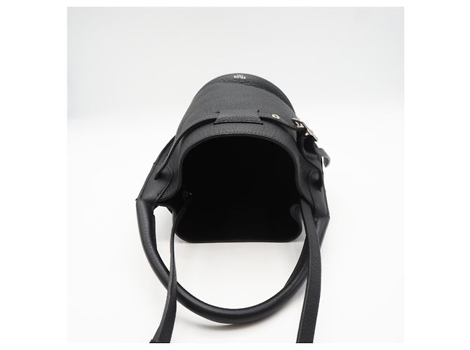 Céline Borsa a secchiello CELINE Big Bag Bucket Nano in pelle di vitello Nero - vista 7