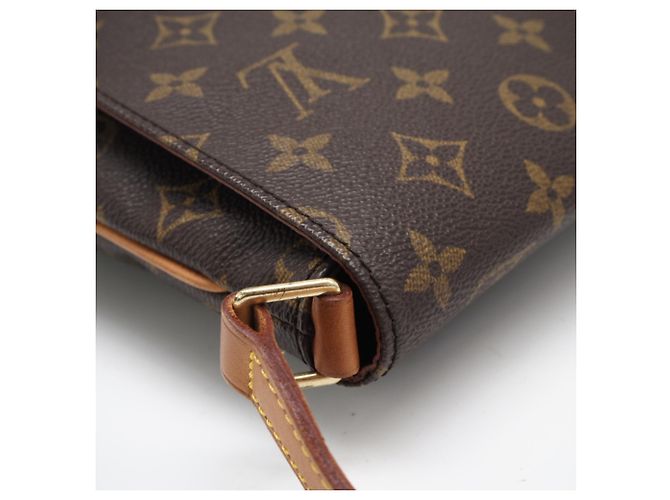 Borsa a tracolla Louis Vuitton Monogram Musette Tango Marrone - vista 10