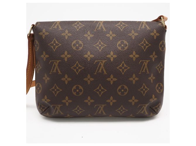 Borsa a tracolla Louis Vuitton Monogram Musette Tango Marrone - vista 2