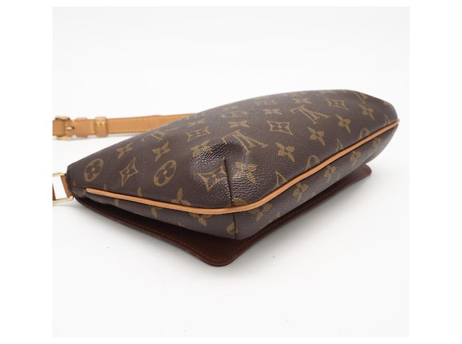 Borsa a tracolla Louis Vuitton Monogram Musette Tango Marrone - vista 5