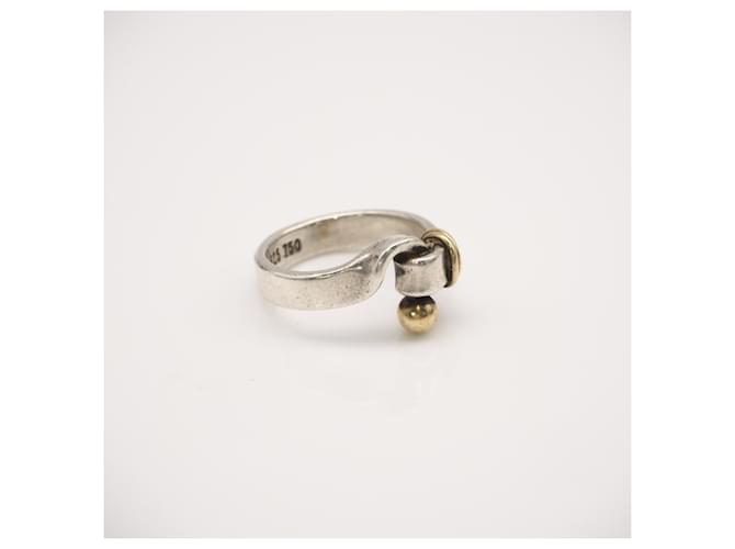 Tiffany & Co. Hook & Eye Ring Silber Golden - Ansicht 9