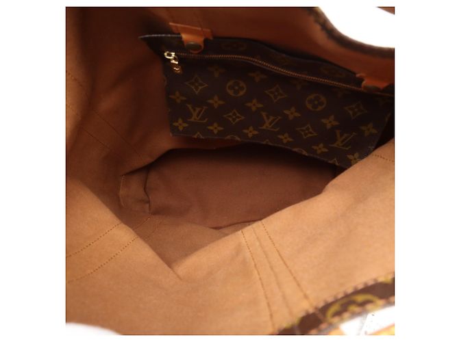 Borsa a tracolla Louis Vuitton Monogram Randonee GM Marrone - vista 10