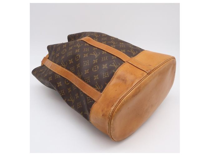Borsa a tracolla Louis Vuitton Monogram Randonee GM Marrone - vista 3
