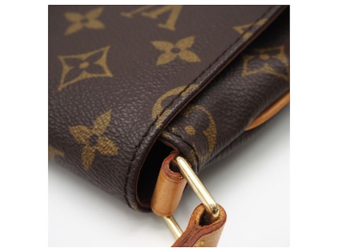 Borsa a tracolla Louis Vuitton Monogram Musette Tango Marrone - vista 10