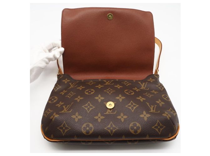 Borsa a tracolla Louis Vuitton Monogram Musette Tango Marrone - vista 11