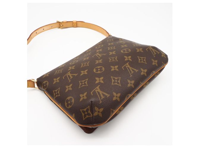 Borsa a tracolla Louis Vuitton Monogram Musette Tango Marrone - vista 6