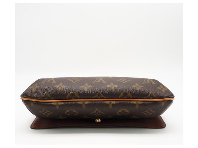 Borsa a tracolla Louis Vuitton Monogram Musette Tango Marrone - vista 7