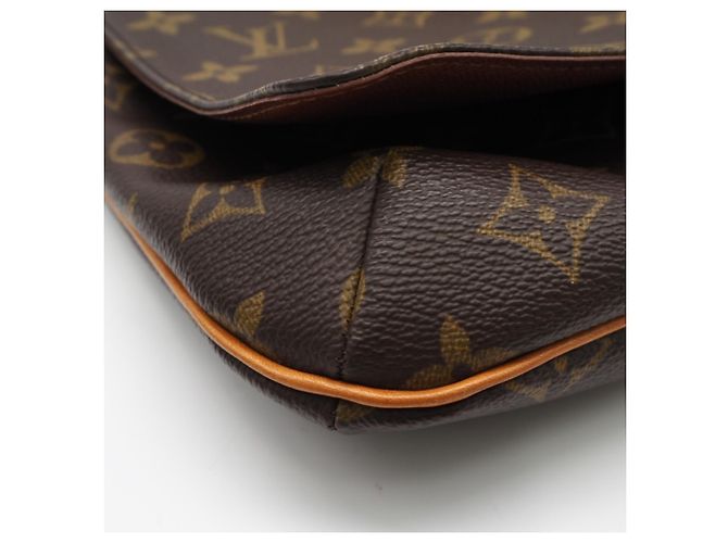 Borsa a tracolla Louis Vuitton Monogram Musette Tango Marrone - vista 9