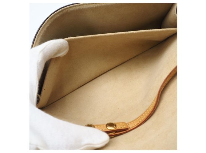 Louis Vuitton Monogram Pochette Twin GM M51852 Borsa a Spalla Marrone - vista 14